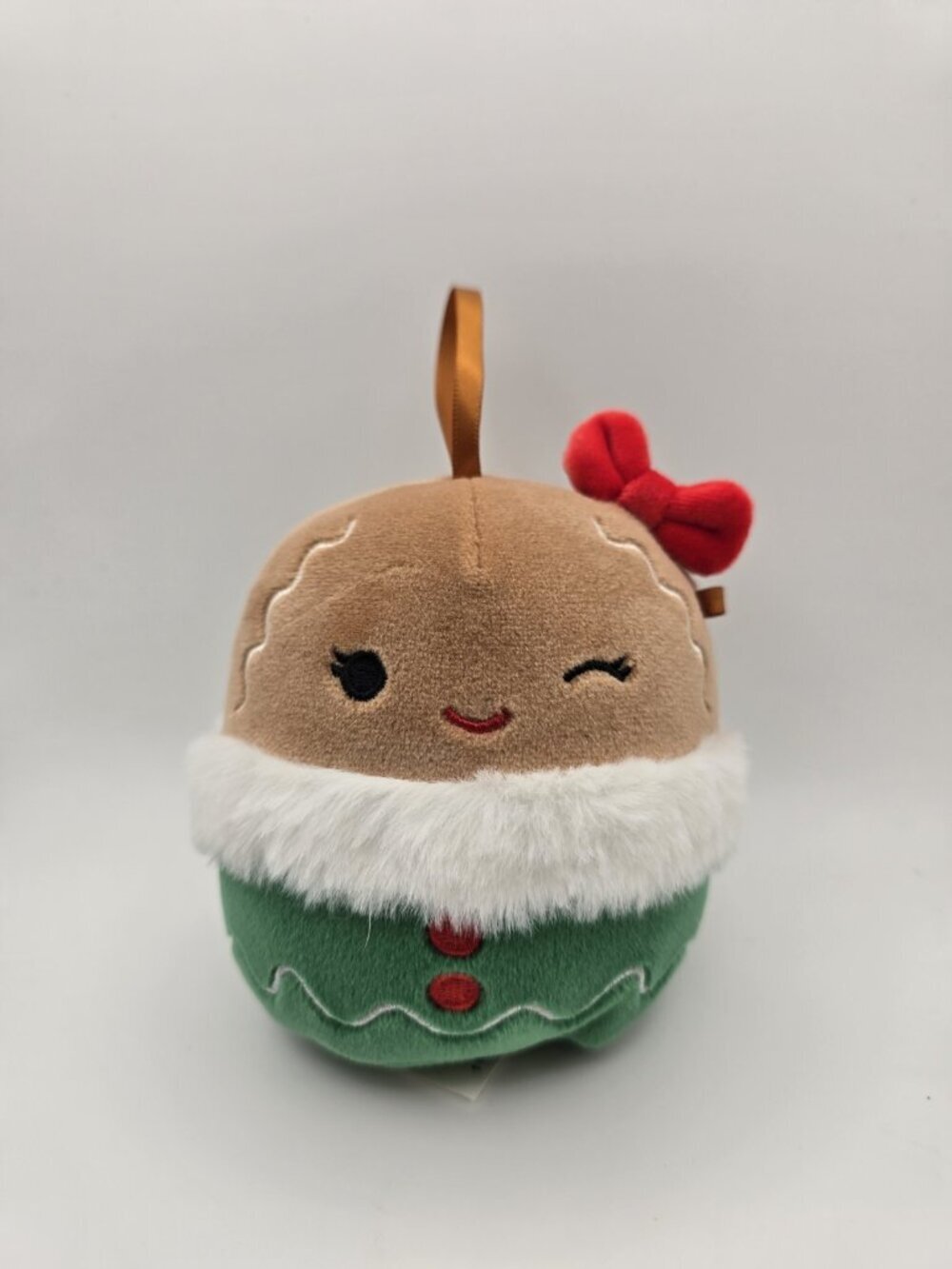 Squishmallows  Ornament Gina the Gingerbread 4" Plush Toy